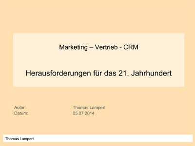 Herausforderungen für das 21. Jahrhundert